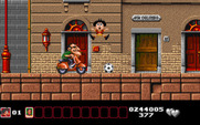 Soccer Kid for IBM PC/Compatibles - Be careful! This guy on the bike knocked me down...