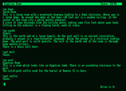 Zork: The Great Underground Empire for Amstrad PCW - Exploring more, and taking some items...