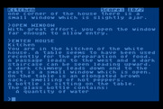 Zork: The Great Underground Empire for Atari 8-bit - Entering a house uninvited...