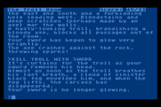 Zork: The Great Underground Empire for Atari 8-bit - Fighting a troll!