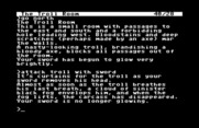 Zork: The Great Underground Empire for Commodore 64 - There is a troll here!