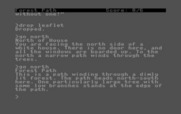 Zork: The Great Underground Empire for Commodore 16 & Plus/4 - Exploring the area.