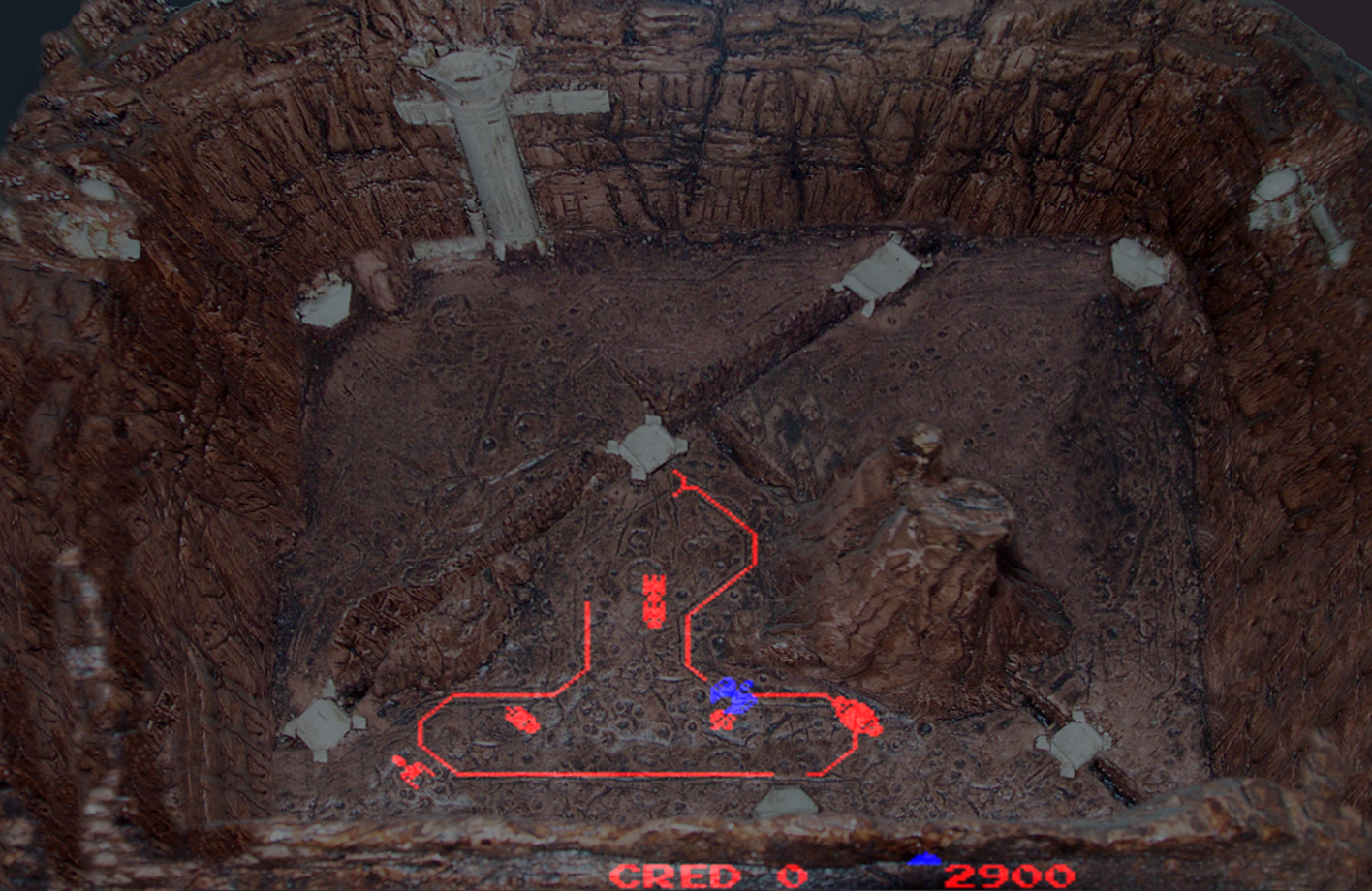 Dark Planet Arcade Screenshot: Oops, I was hit...