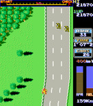 Road Fighter for Arcade - I crashed!