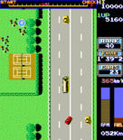 Road Fighter for Arcade - Don't hit oncoming trucks!