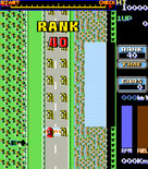 Road Fighter for Arcade - Game start.