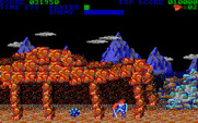 Trojan for IBM PC/Compatibles - Hurry, don't get hit by that thing rolling up from behind!