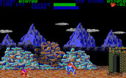 Trojan for IBM PC/Compatibles - The second stage boss is rather quick...