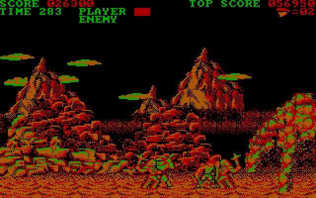 Trojan IBM PC/Compatibles Screenshot: Help, I'm surrounded!