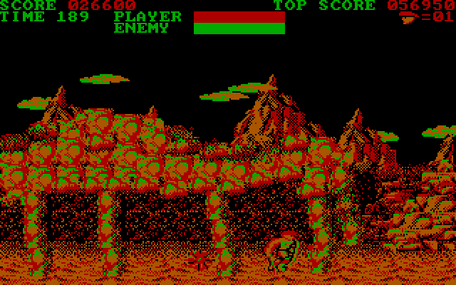 Trojan IBM PC/Compatibles Screenshot: Better run, I'm being followed...