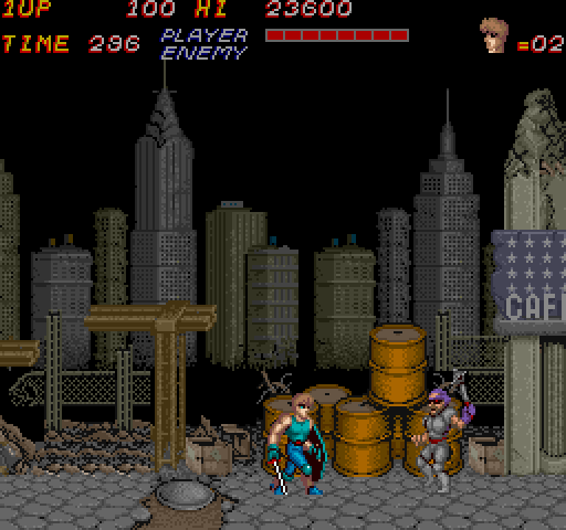 Trojan Arcade Screenshot: Game start.