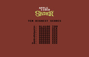Apple Cider Spider for Commodore 64 - The ten highest scores.