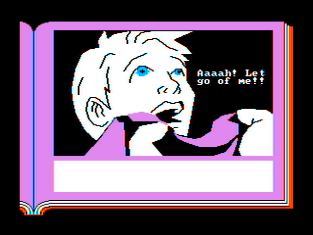 ZorkQuest: Assault on Egreth Castle IBM PC/Compatibles Screenshot: Who have we here?