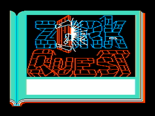 ZorkQuest: Assault on Egreth Castle IBM PC/Compatibles Screenshot: Title screen 1.
