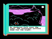 ZorkQuest: Assault on Egreth Castle for IBM PC/Compatibles - Night falls over the land.
