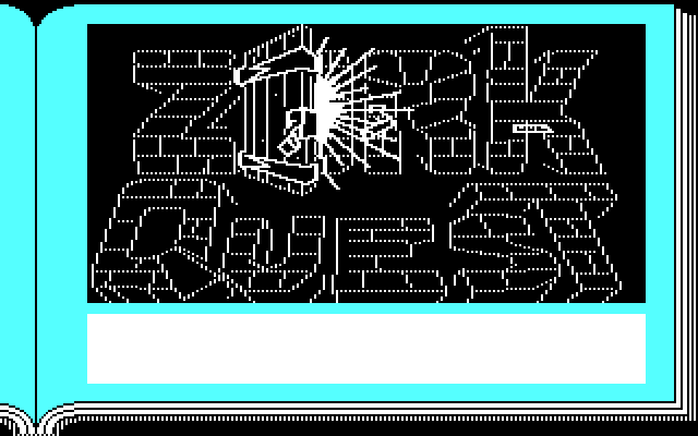 ZorkQuest: Assault on Egreth Castle IBM PC/Compatibles Screenshot: Title screen 1.