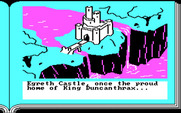 ZorkQuest: Assault on Egreth Castle for IBM PC/Compatibles - Introduction; here's Egreth castle.