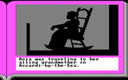 ZorkQuest: Assault on Egreth Castle for IBM PC/Compatibles - Acia is visiting her grandmother...