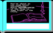 ZorkQuest: Assault on Egreth Castle for IBM PC/Compatibles - The game first provides some instructions.