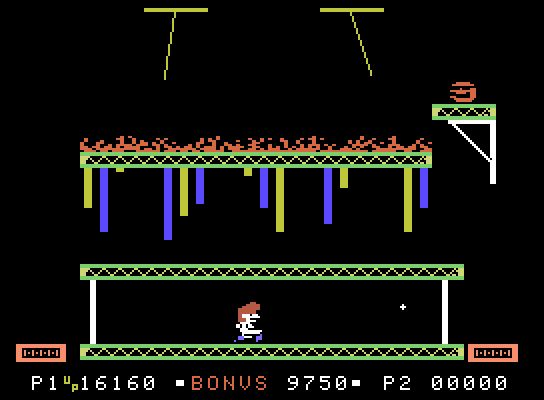 Sammy Lightfoot ColecoVision Screenshot: Scene 3 start.