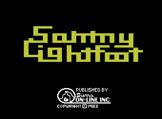 Sammy Lightfoot ColecoVision Screenshot: Title screen.