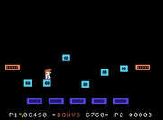 Sammy Lightfoot for ColecoVision - Now jump across the top of the blocks...