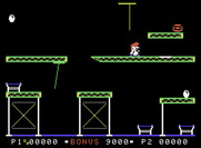 Sammy Lightfoot for ColecoVision - Almost to the top platform of this level!