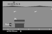 Barnstorming for Atari 2600 - About to fly through a barn...