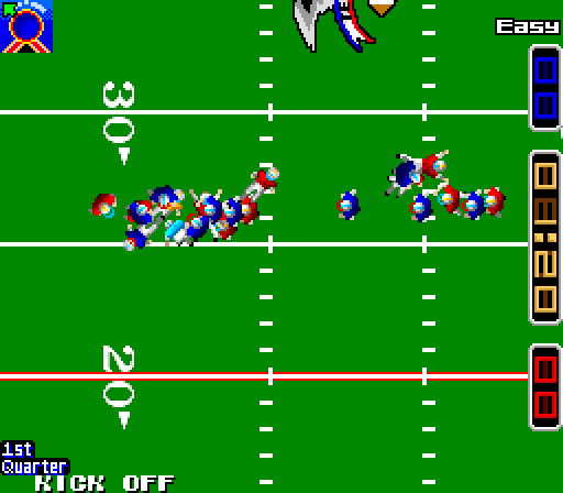 Gridiron Fight Arcade Screenshot: Tackled!