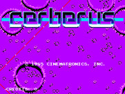 Cerberus for Arcade - Title screen.