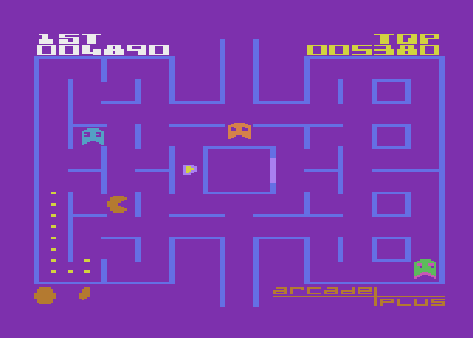 Ghost Hunter Atari 8-bit Screenshot: This level is almost complete...