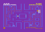 Ghost Hunter for Atari 8-bit - 200 points for eating a ghost.