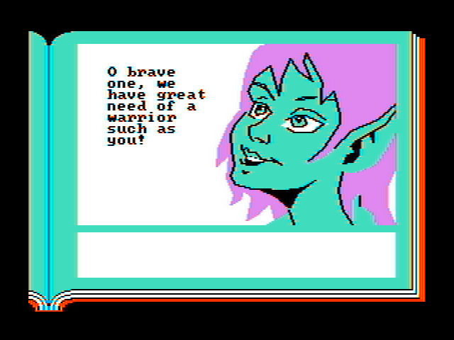 ZorkQuest: The Crystal of Doom IBM PC/Compatibles Screenshot: Looks like another quest!