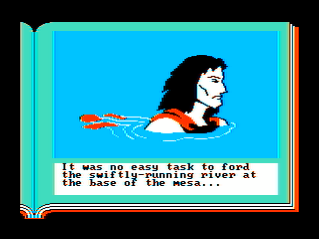 ZorkQuest: The Crystal of Doom IBM PC/Compatibles Screenshot: No easy tasks here...