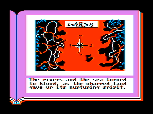 ZorkQuest: The Crystal of Doom IBM PC/Compatibles Screenshot: Doesn't sound too good...