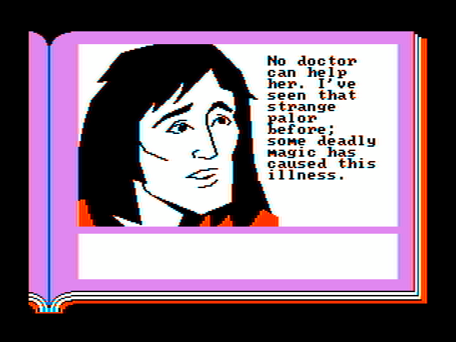 ZorkQuest: The Crystal of Doom IBM PC/Compatibles Screenshot: We need a doctor!