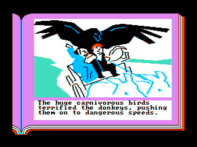 ZorkQuest: The Crystal of Doom IBM PC/Compatibles Screenshot: Under attack!
