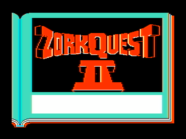 ZorkQuest: The Crystal of Doom IBM PC/Compatibles Screenshot: Title screen 1.