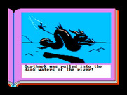 ZorkQuest: The Crystal of Doom for IBM PC/Compatibles - It's a sea monster!
