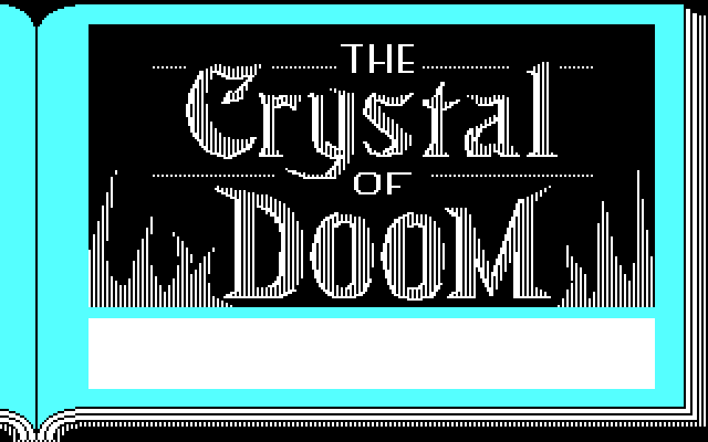 ZorkQuest: The Crystal of Doom IBM PC/Compatibles Screenshot: Title screen 2.