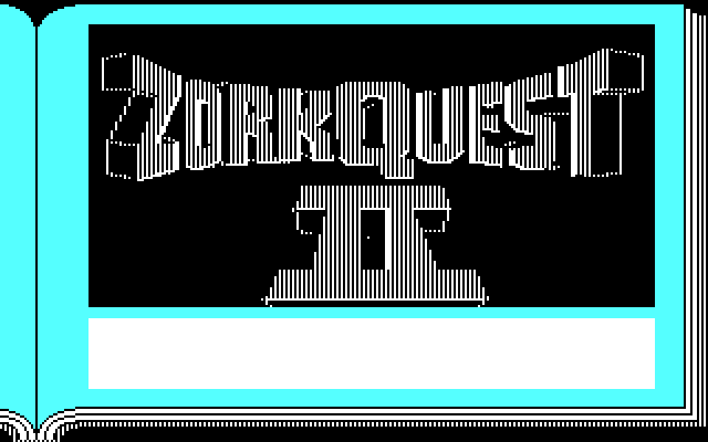 ZorkQuest: The Crystal of Doom IBM PC/Compatibles Screenshot: Title screen 1.
