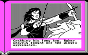 ZorkQuest: The Crystal of Doom for IBM PC/Compatibles - Ryker fights back...