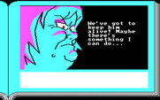 ZorkQuest: The Crystal of Doom for IBM PC/Compatibles - She doesn't look to friendly...