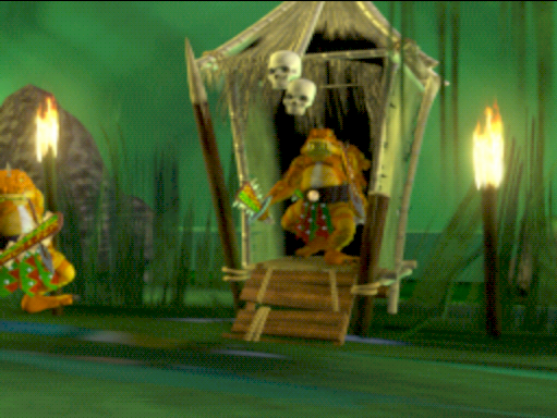 Gauntlet: Legends Arcade Screenshot: Forest area introduction.