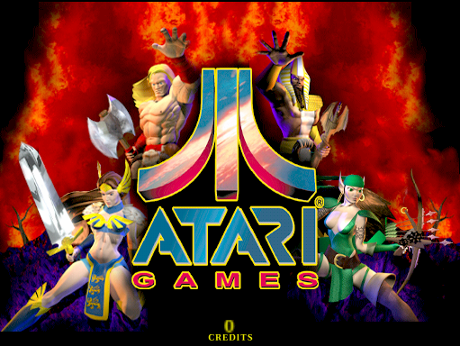 Gauntlet: Legends Arcade Screenshot: Atari Games logo.