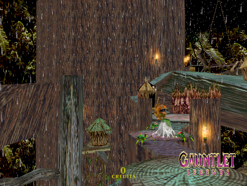 Gauntlet: Legends Arcade Screenshot: Game demo mode.