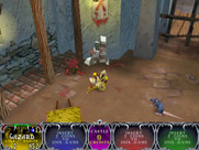 Gauntlet: Legends for Arcade - Castle start; giant rats have me knocked over already!