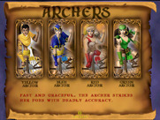 Gauntlet: Legends for Arcade - Game attract mode; about the Archers.