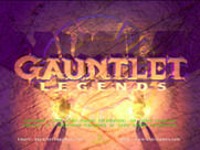 Gauntlet: Legends for Arcade - Title screen.