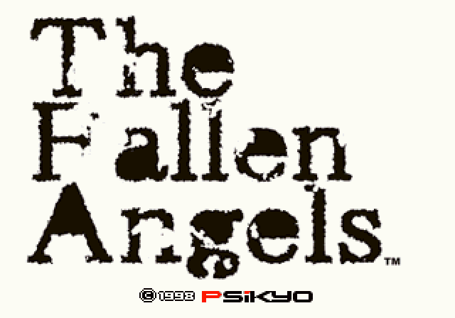Daraku Tenshi: The Fallen Angels Arcade Screenshot: Title screen.